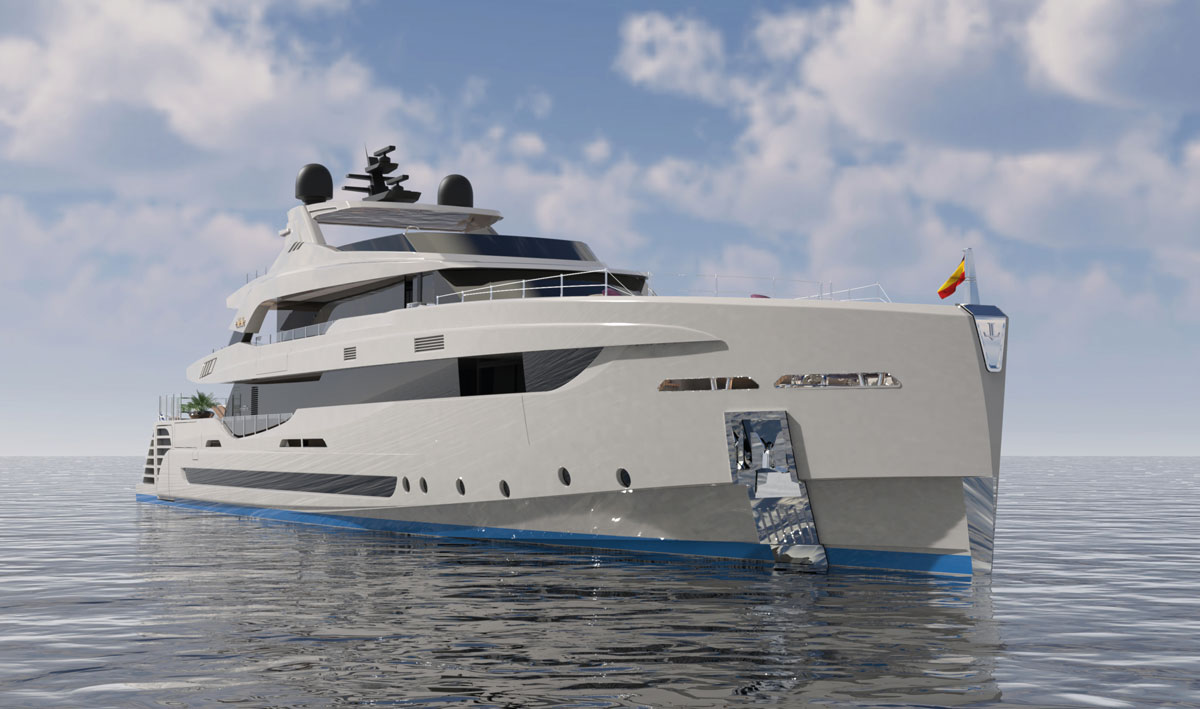 Yacht LEL, Rossinavi CHARTERWORLD Luxury Superyacht Charters